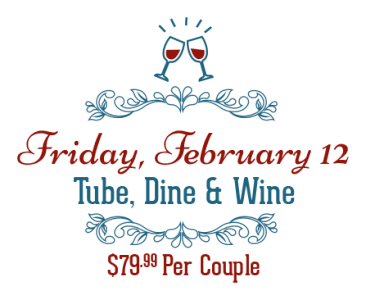 Feb 12, Tune Dine and WIne - $79.99/couple