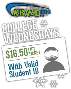 Kraze College Wed - $16.50 with college id