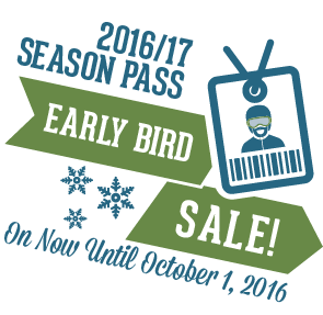 Early Bird Sale - on now until October 1, 2016