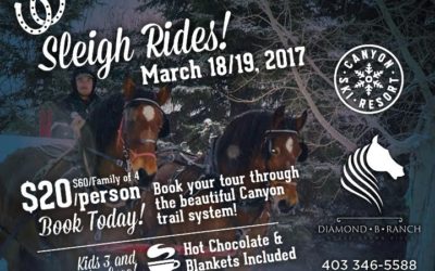 Canyon Sleigh Rides- 1 Weekend ONLY March 18/19th!!