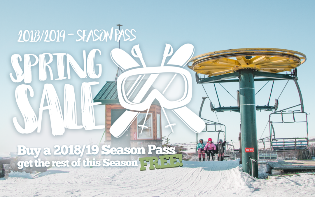 Spring Season Pass Sale (Ski the rest of this Season for FREE!!!)