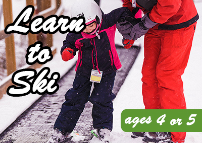Kinder Learn to Ski Age: 4 or 5