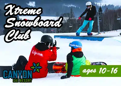 XTREME 10 Week Snowboard Club: 10 – 16 Years